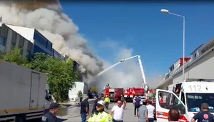 Ger-San Sanayi Sitesi'nde yangın: 2 ölü